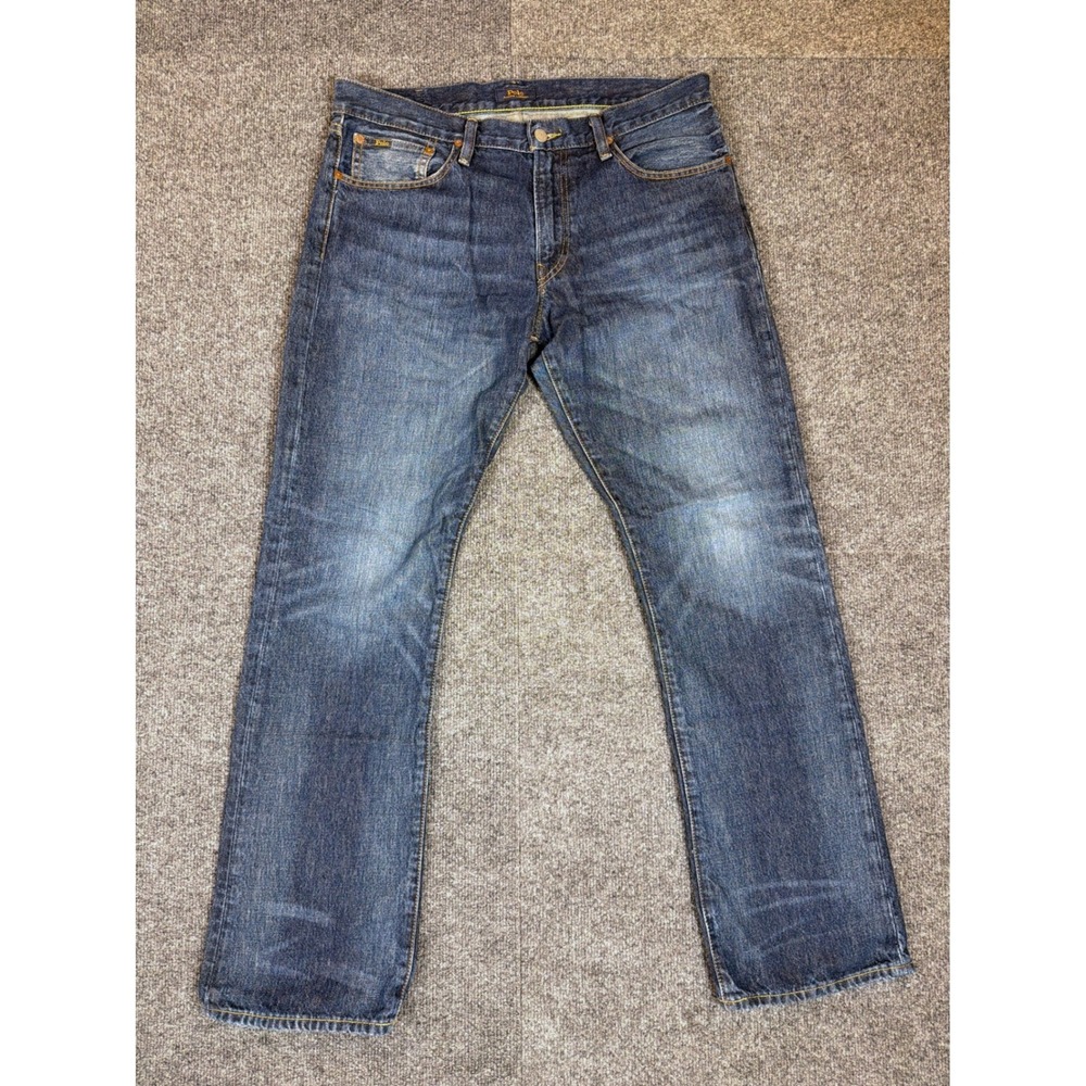 Polo Ralph Lauren The Bootcut Jeans Mens 33x32 Dark Wash Denim Blue Pants